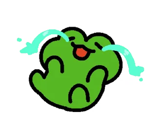 Sticker from Pepe Cute Frog • @xxyuji
