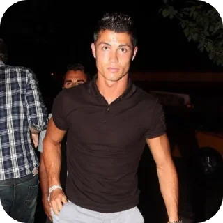 🫥 emoji cr7🇵🇹🐐 Telegram sticker 7 of 12