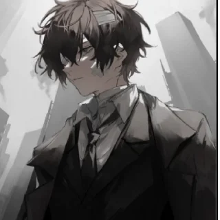 💫 emoji Osamu Dazai Aljdia Uzumaki 💞💘 Telegram sticker 14 of 42
