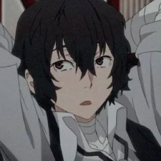 💫 emoji Osamu Dazai Aljdia Uzumaki 💞💘 Telegram sticker 7 of 42