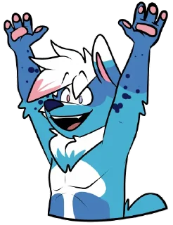 🙌 emoji Skye the Aussie Telegram sticker 23 of 24
