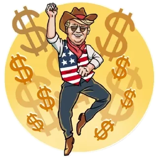 😊 emoji Donald Trump Telegram sticker 10 of 29