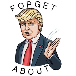 😊 emoji Donald Trump Telegram sticker 19 of 29