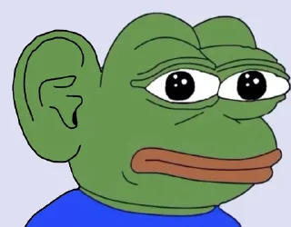 👂 emoji Blank Stares Telegram sticker 10 of 49