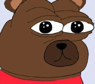 🐻 emoji Blank Stares Telegram sticker 1 of 49