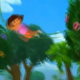 Sticker from dora :(