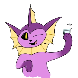 🐟 emoji Virtual Vaporeon! Telegram sticker 23 of 26