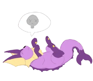 ☠️ emoji Virtual Vaporeon! Telegram sticker 15 of 26