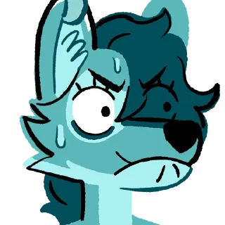 🤐 emoji Wolfie Telegram sticker 19 of 98