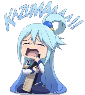Sticker from Aqua • @AnimeChatVoidX