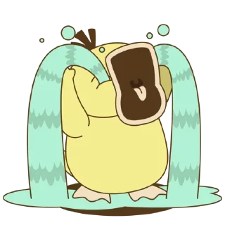 😭 emoji Psyduck Telegram sticker 5 of 16