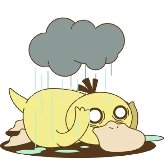 🥺 emoji Psyduck Telegram sticker 6 of 16