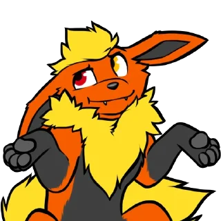 🤷‍♂️ emoji Fyre Flareon Telegram sticker 10 of 59
