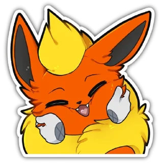 🥰 emoji Fyre Flareon Telegram sticker 19 of 59