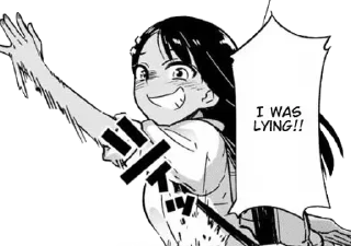 😆 emoji Nagatoro Telegram sticker 18 of 120