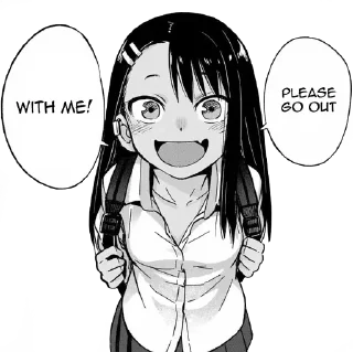 😀 emoji Nagatoro Telegram sticker 17 of 120