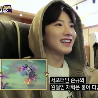 🍾 emoji ⎙Junkyu by @stickertreasure Telegram sticker 22 of 38