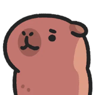 😊 emoji 小水豚 動態表情貼 @kal_pc Telegram sticker 17 of 41