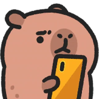 😊 emoji 小水豚 動態表情貼 @kal_pc Telegram sticker 18 of 41