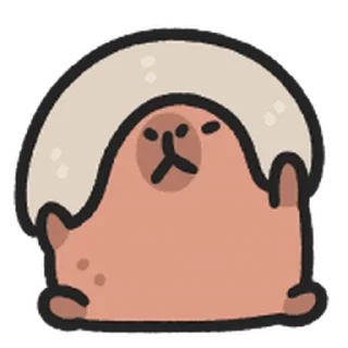 😊 emoji 小水豚 動態表情貼 @kal_pc Telegram sticker 12 of 41