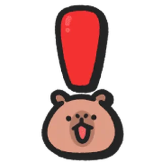 😊 emoji 小水豚 動態表情貼 @kal_pc Telegram sticker 19 of 41