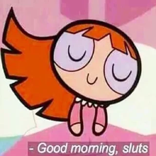 Sticker from powerpuff girls