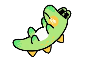 🙂 emoji Sweet Croc • @xxyuji Telegram sticker 7 of 24