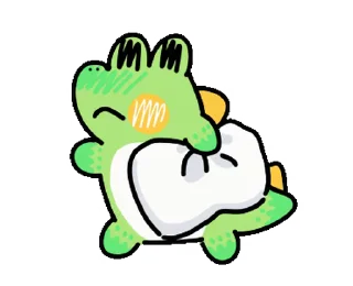 🥱 emoji Sweet Croc • @xxyuji Telegram sticker 23 of 24