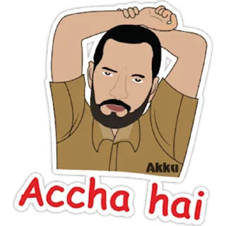 👌 emoji Bollywood pack by (♥️Akku♥️) Telegram sticker 5 of 56