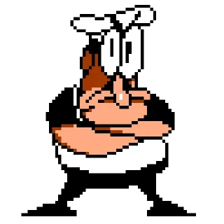 👿 emoji Pizza Tower Peppino Telegram sticker 19 of 117