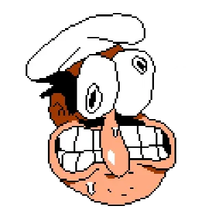 😰 emoji Pizza Tower Peppino Telegram sticker 7 of 117