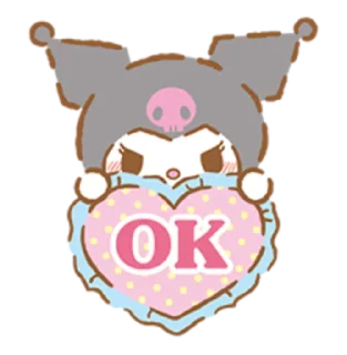 Sticker from We Love Kuromi
