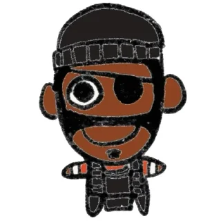 🏴󠁧󠁢󠁳󠁣󠁴󠁿 emoji Demoman💣 Telegram sticker 6 of 42