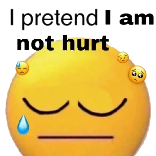 😢 emoji Bola Amarilla Telegram sticker 7 of 55