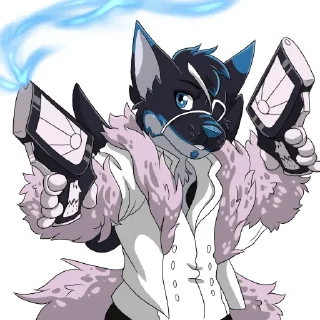 💙 emoji winter cosplay Telegram sticker 15 of 59
