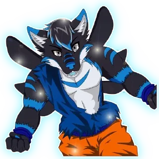 💙 emoji winter cosplay Telegram sticker 23 of 59
