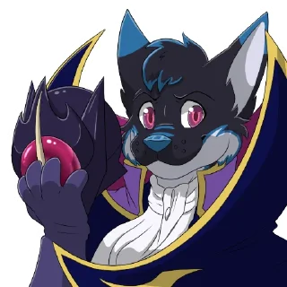 💙 emoji winter cosplay Telegram sticker 16 of 59