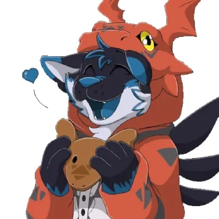 💙 emoji winter cosplay Telegram sticker 19 of 59