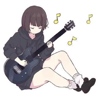 🎸 emoji Pacote da🐾 Lyra7vidas  🐾 Telegram sticker 19 of 120