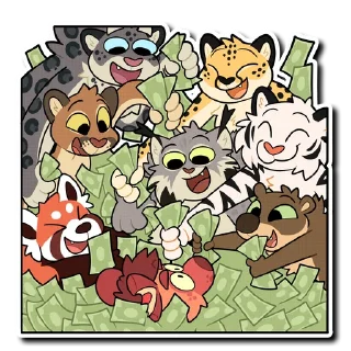 💸 emoji Lynx! Telegram sticker 9 of 37