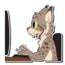 💻 emoji Lynx Telegram sticker 6 of 120