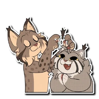 😁 emoji Lynx! Telegram sticker 22 of 37