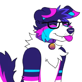 Sticker from Indigo (@DexoPaw)