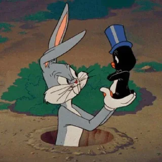 🐰 emoji bugs bunny { @westworld_stick } Telegram sticker 18 of 80