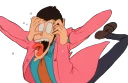 😱 emoji Lupin III Telegram sticker 5 of 22