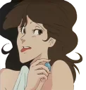 😒 emoji Lupin III Telegram sticker 14 of 22