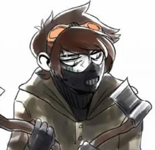 🤔 emoji Ticci Toby Telegram sticker 6 of 38