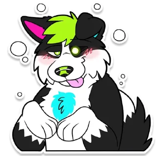 🥴 emoji Toby Raspberry Telegram sticker 8 of 18