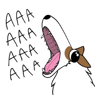 😱 emoji Borzoi Bois Telegram sticker 14 of 86
