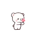 😍 emoji Milk & Mocha Telegram sticker 5 of 35